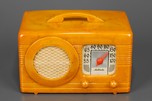 Motorola Radio 50XC ’Circle Grille’ in Warm Yellow Marbleized Catalin